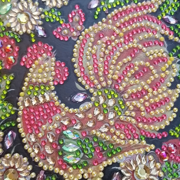 Jeweled Rooster Soft Leather Notebook/journal NWOT - Picture 2 of 4